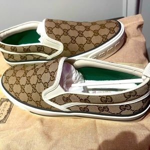 Brand new in box Gucci GG slip on sneaker Women’s size 10